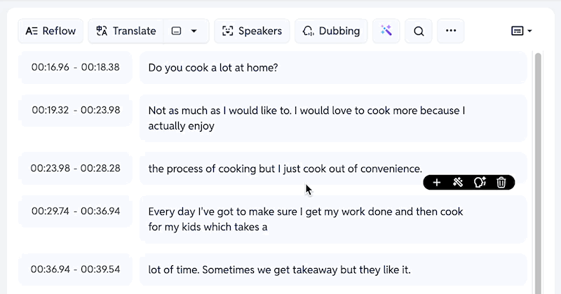 SubEasy AI Voice-Over - Identify Speakers