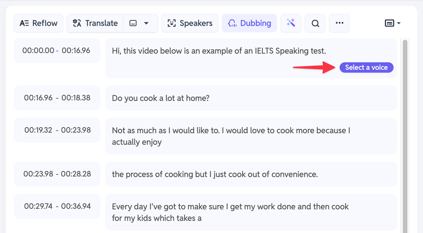 SubEasy AI Voice-Over - Identify Speakers