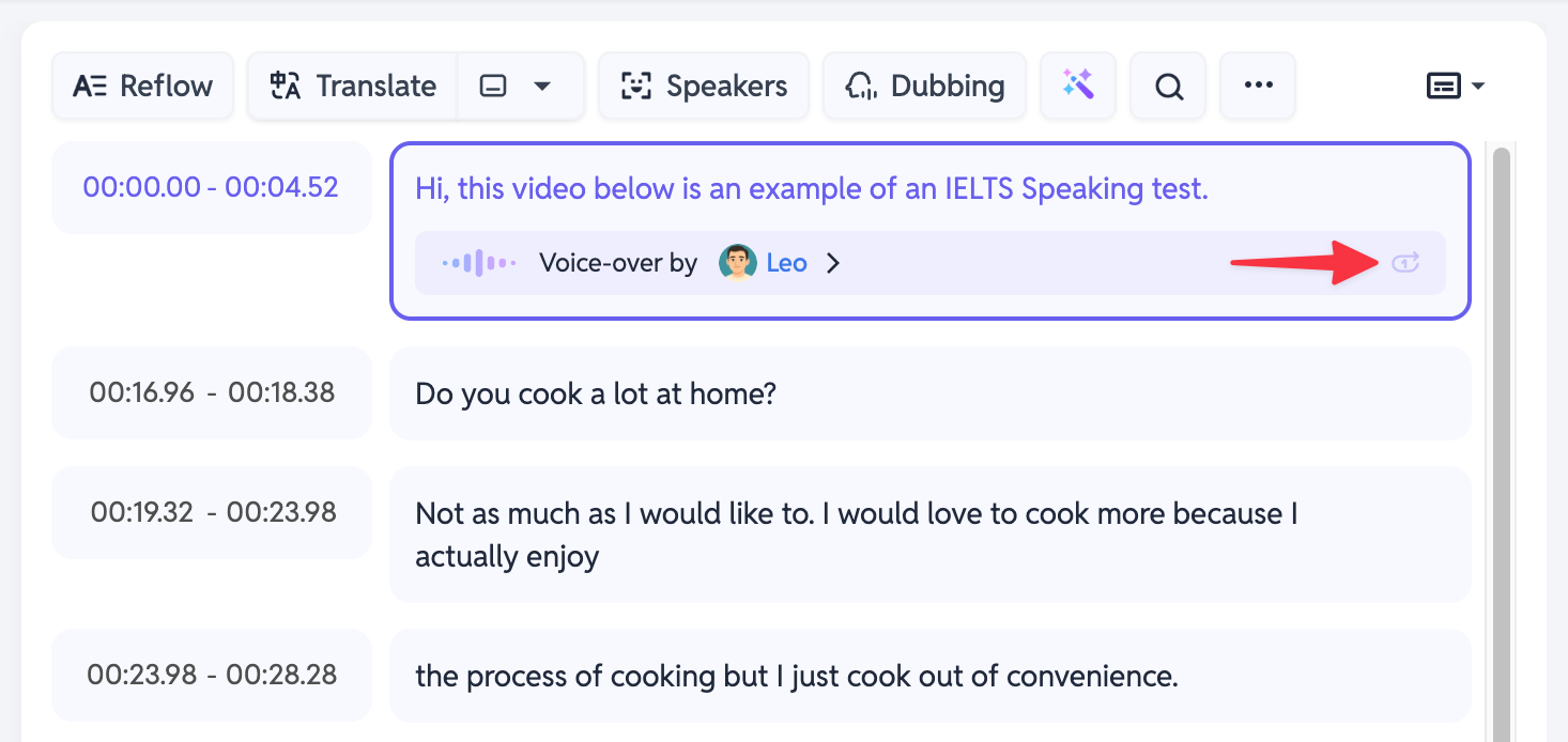 SubEasy AI Voice-Over - Identify Speakers