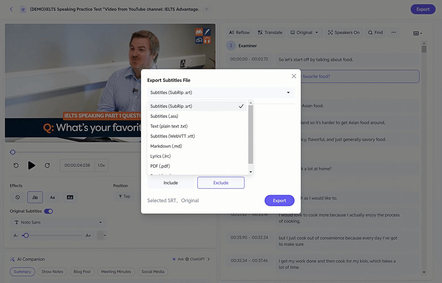 Download or Export Download or Export