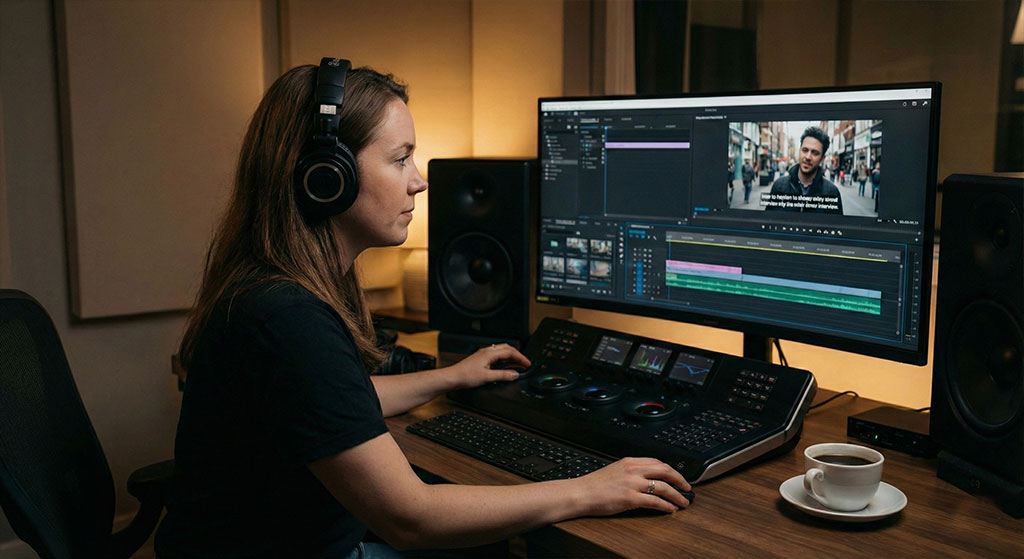 Comment sous-titrer rapidement des interviews de rue bruyantes : mon workflow SubEasy