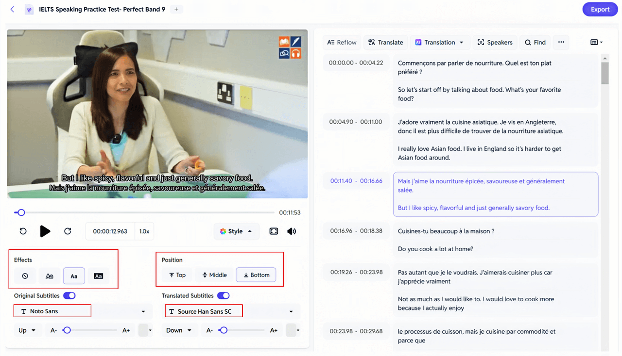 SubEasy's Subtitle Generation Feature